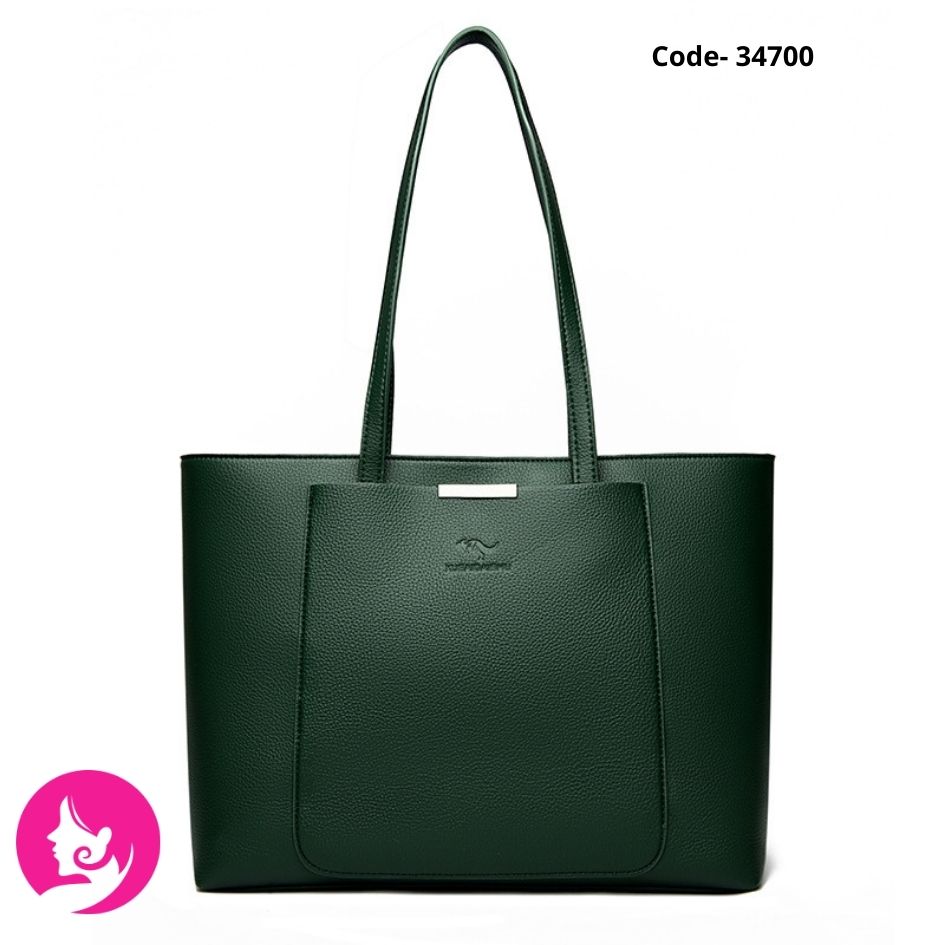 Large Women’s PU Shoulder Bag | Street Trend Zipper Handbag for Daily Use