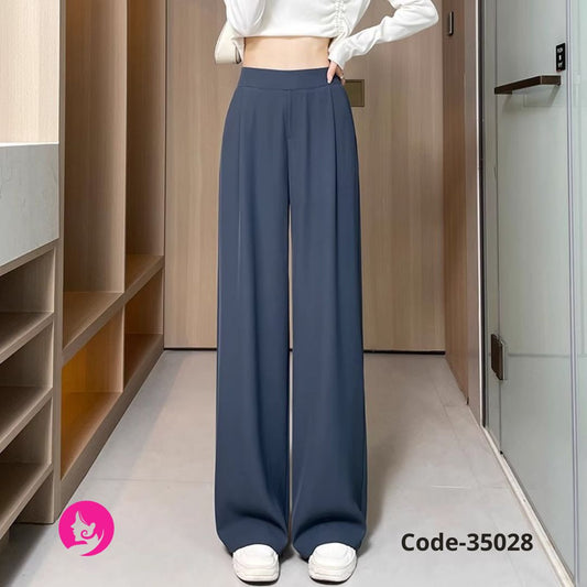 Signature High-Waist Straight Pants