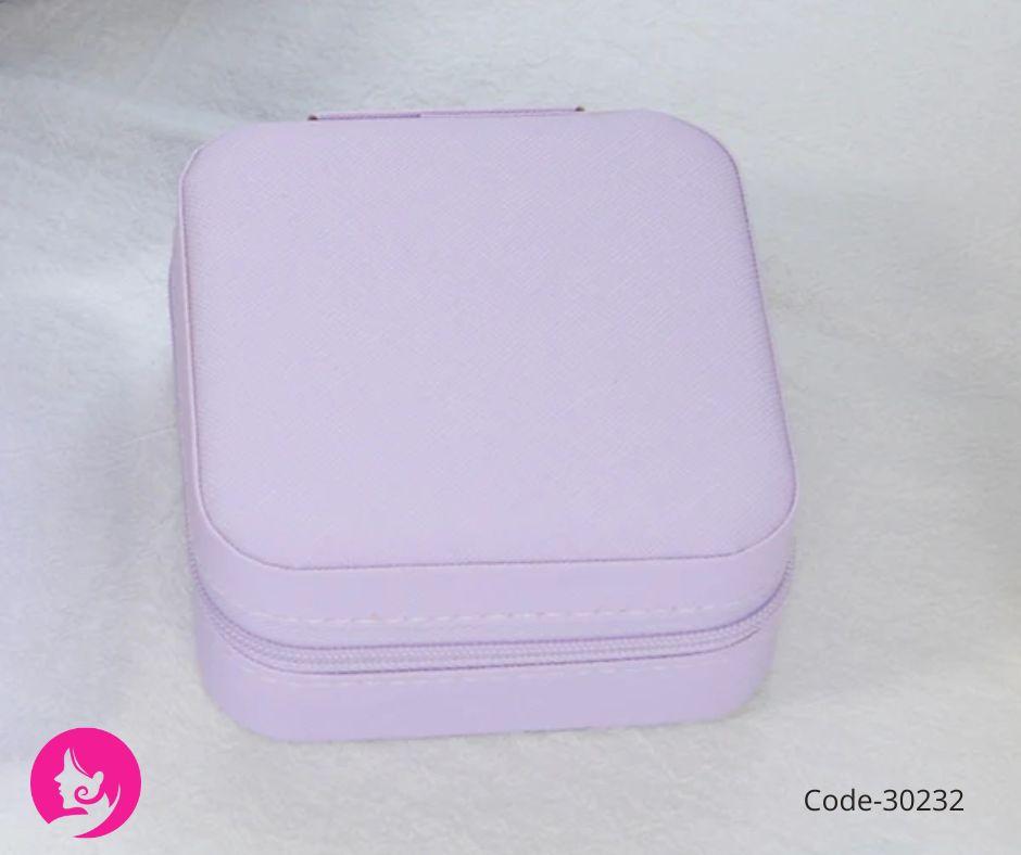 Chic PU Leather Jewelry Storage Box with Mirror – Stylish & Functional!