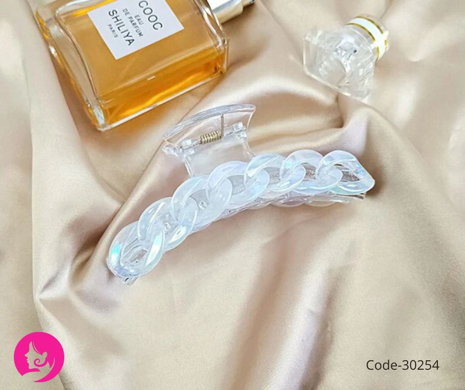 Korean Handmade White Hairgrip – Minimal Chic Hair Clip by Trend Accessory