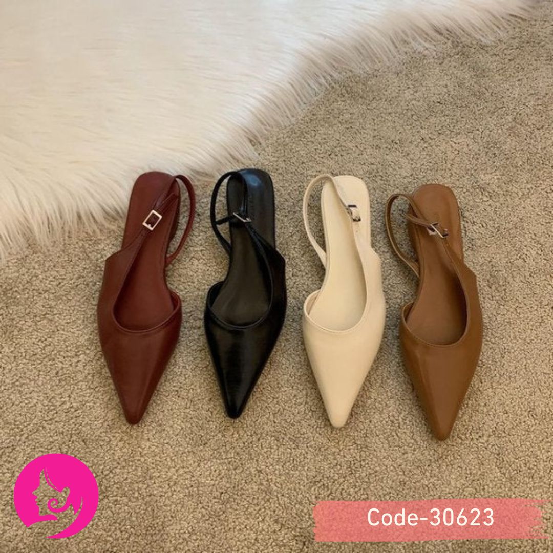 Korean Style 1" Heel Sandals – Chic & Lightweight Comfort