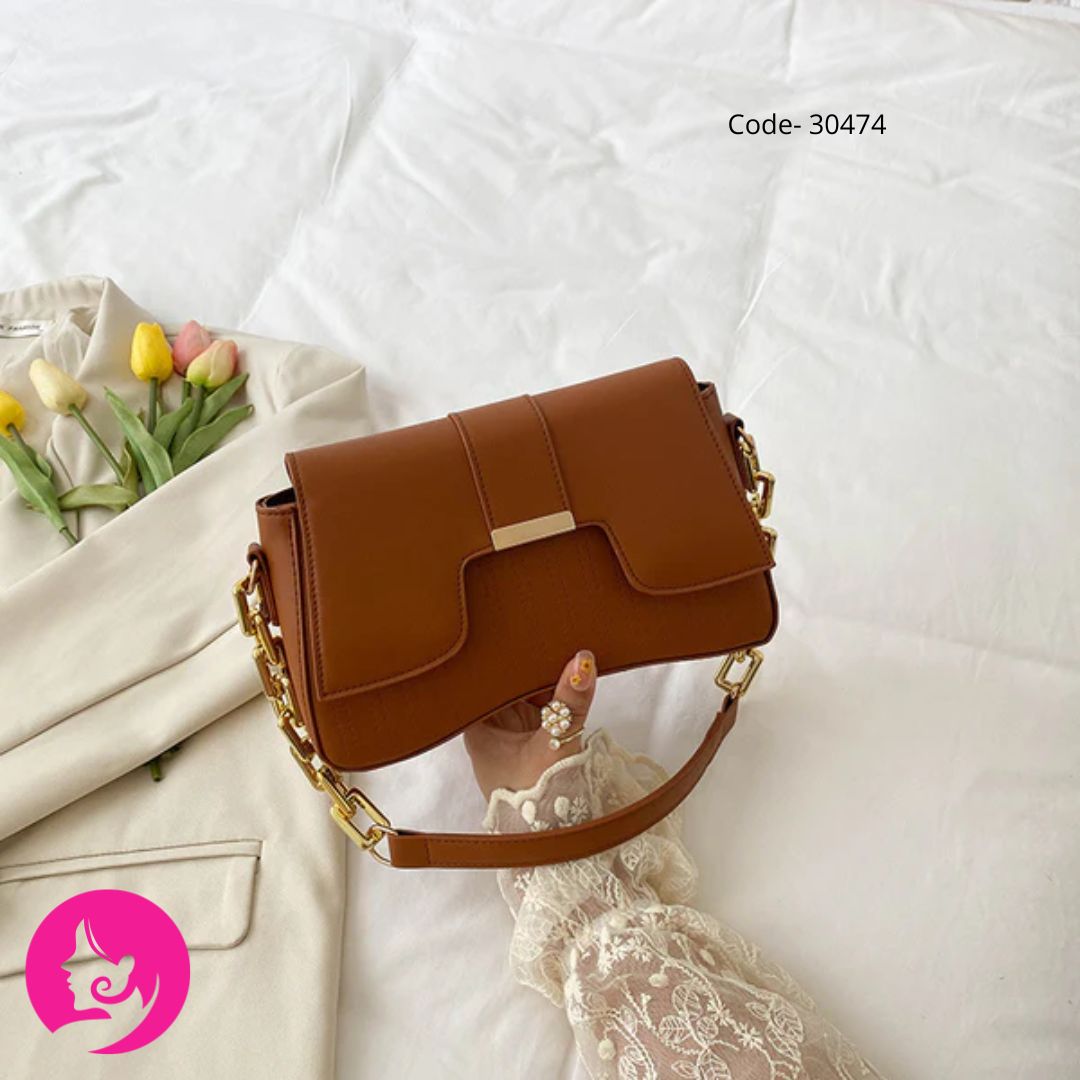 Chic PU Shoulder Bag – Small Crossbody with Sleek Design & Single Strap