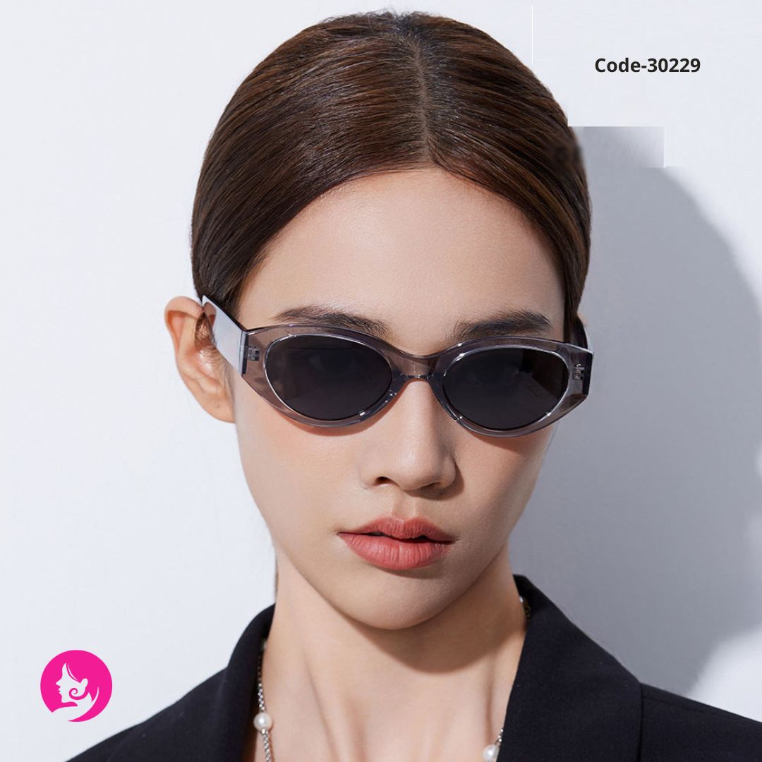 GENTLE FAWN Transparent Grey Polarized Sunglasses – UV400 TAC Square Frame