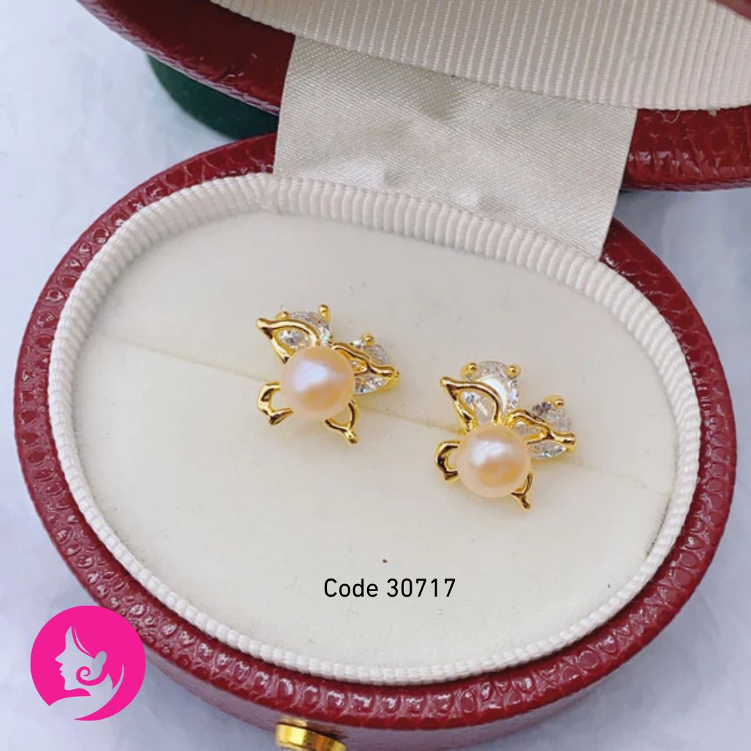 Pink Butterfly Earrings – Cute Fresh Style from Suzhou