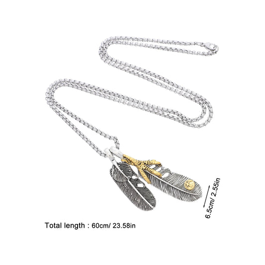 Vintage Eagle Pendant Necklace for Men & Women