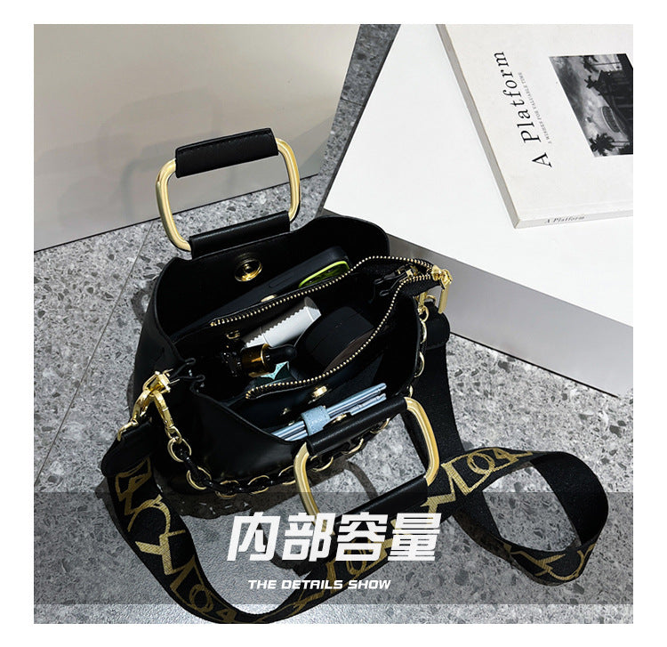 Women’s Metropolis PU Shoulder Bag – Soft Vertical Handbag (Black/Brown/White)