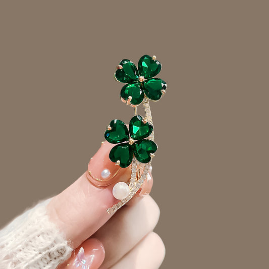 Elegant Tulip Flower Brooch Set for Women – Korean Style Floral Alloy Pin, Fashion Clothing & Scarf Accessory