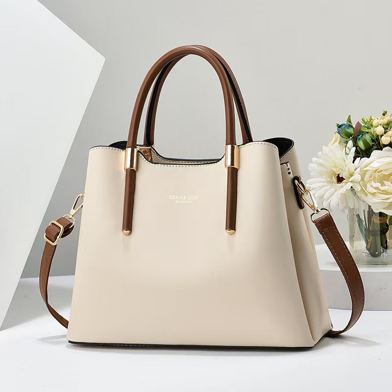 Women's Elegant Crossbody Bag Large Capacity Leather Handbag