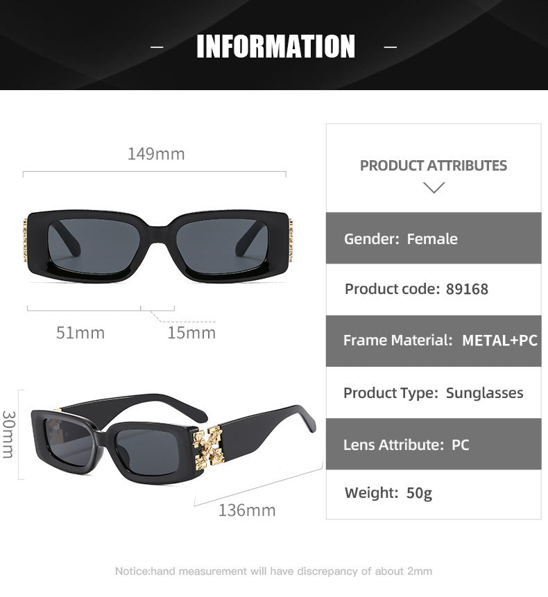 Prosperous Black Alien Mirror Sunglasses UV400 – INS Trend Full Frame