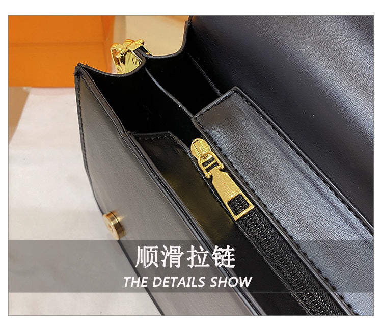 PU Crossbody Armpit Saddle Bag with Magnetic Zipper Closure