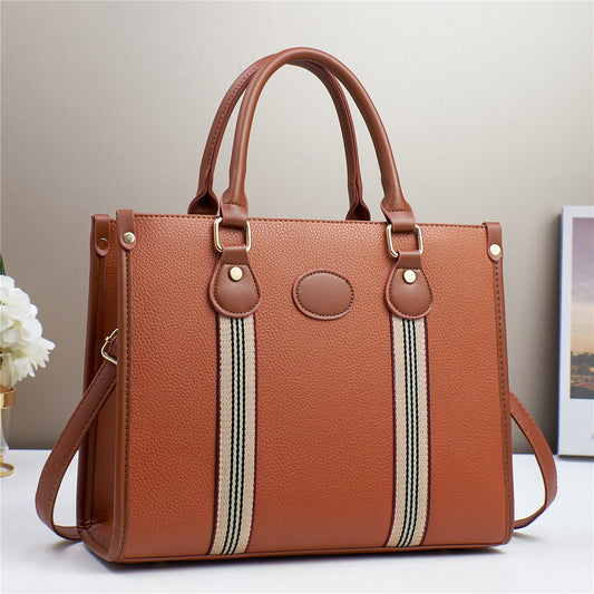 High Quality Large Capacity Stylish Women’s PU Handbag Trendy Fashion