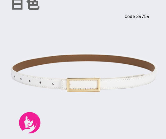 Manufacturers Hot Selling Thin Belt Women's Skirt Leather Belt Women's Simple Matching Decorative Dress Belt