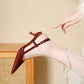 Fashion Closed Toe Design Light Elegant Women's Thin High Heels Dress Shoes Ladies