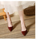 Fashion Closed Toe Design Light Elegant Women's Thin High Heels Dress Shoes Ladies