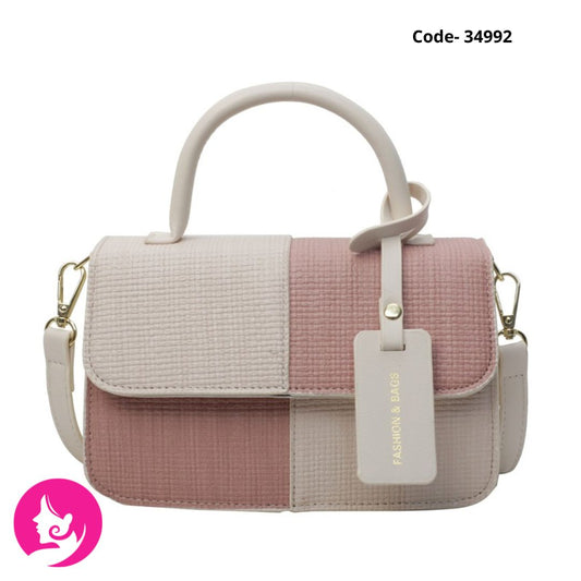 Vintage Fashion Color-matching Portable Small Bag Women's New Simple Joker Small Square Bag High-end Messenger Bag