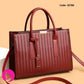 Vintage Embossed Leather Tote Bag