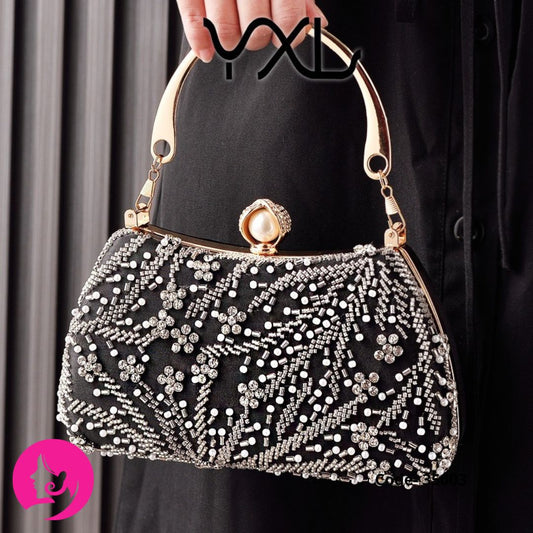 Luxury Women’s Silk Small Square Bag | European Style Evening Handbag