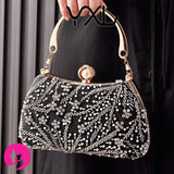 Luxury Women’s Silk Small Square Bag | European Style Evening Handbag