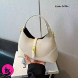Women’s PU Shoulder Bag with Zipper - All-Season Daily Handbag