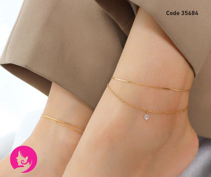 18K Gold Plated Pearl Stainless Steel Necklace for Women | Elegant Daily Jewelry