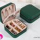 Chic PU Leather Jewelry Storage Box with Mirror – Stylish & Functional!