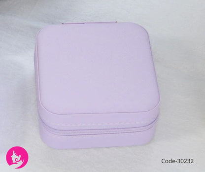 Chic PU Leather Jewelry Storage Box with Mirror – Stylish & Functional!