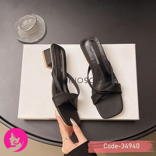 Women’s Office Wear Square Toe Heels – Comfortable Mid Heel Shoes