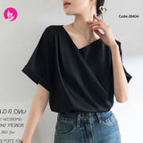 Silky Satin Neck Women’s Top