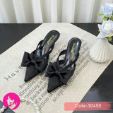 French Baotou Half Female Spring Women's Pointy Muller High Heels Small slippers