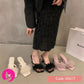 Fashion Furry Heels for Women – Korean Square Toe Heels