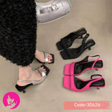 New High Heels Stiletto Square Head Casual Style