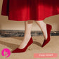Red High Heels for Women – 8cm Elegant Party & Office Wear Shoes