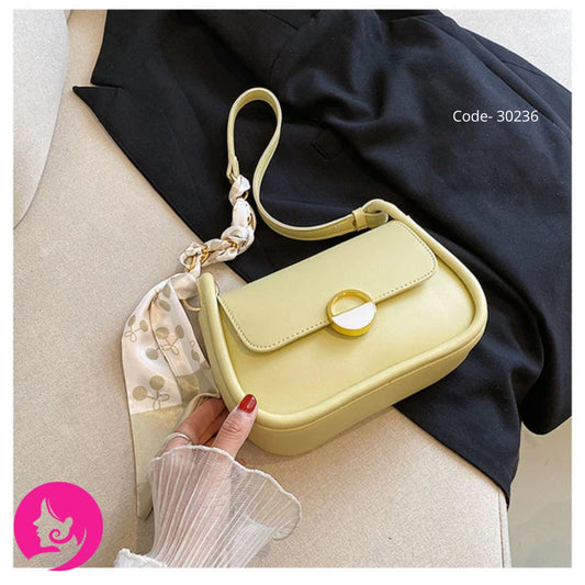 Chic Metropolis PU Underarm Bag – 8.5" Soft Shoulder Purse