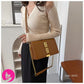 PU Crossbody Armpit Saddle Bag with Magnetic Zipper Closure