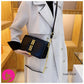 PU Crossbody Armpit Saddle Bag with Magnetic Zipper Closure