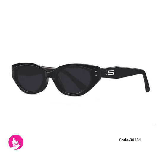 GELTOR MOANTER Black Polarized Cat-Eye Sunglasses – UV400 Street INS Style