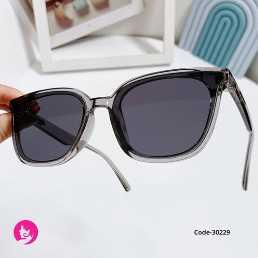 GENTLE FAWN Transparent Grey Polarized Sunglasses – UV400 TAC Square Frame