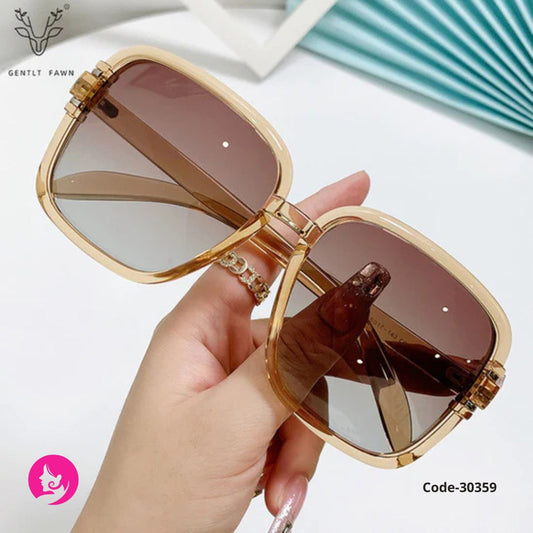 GENTLE FAWN Polarized Gradient Tea Square Sunglasses – UV400 TAC Lens