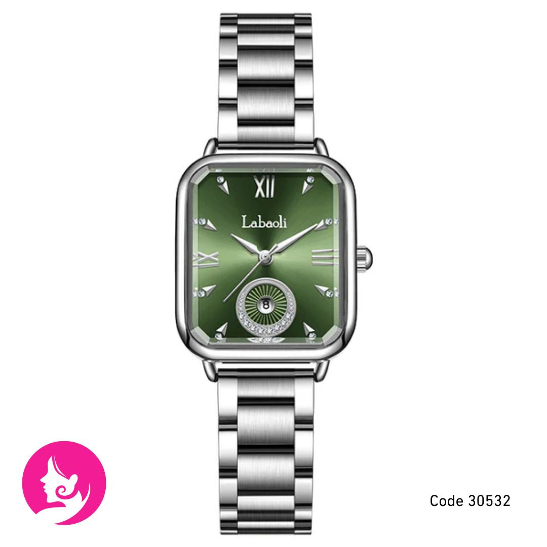 LABAOLI Luxury Women’s Rose Gold Watch – Elegant Stainless Steel White Dial Timepiece