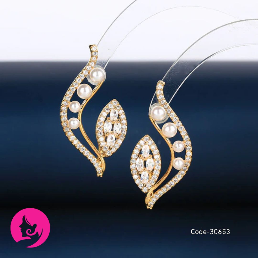 Pearl Earrings - Elegant Japanese-Korean Style