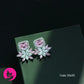 Ortina Light Luxury Geometric Earrings – Colorful Mosaic Copper Fashion Jewelry