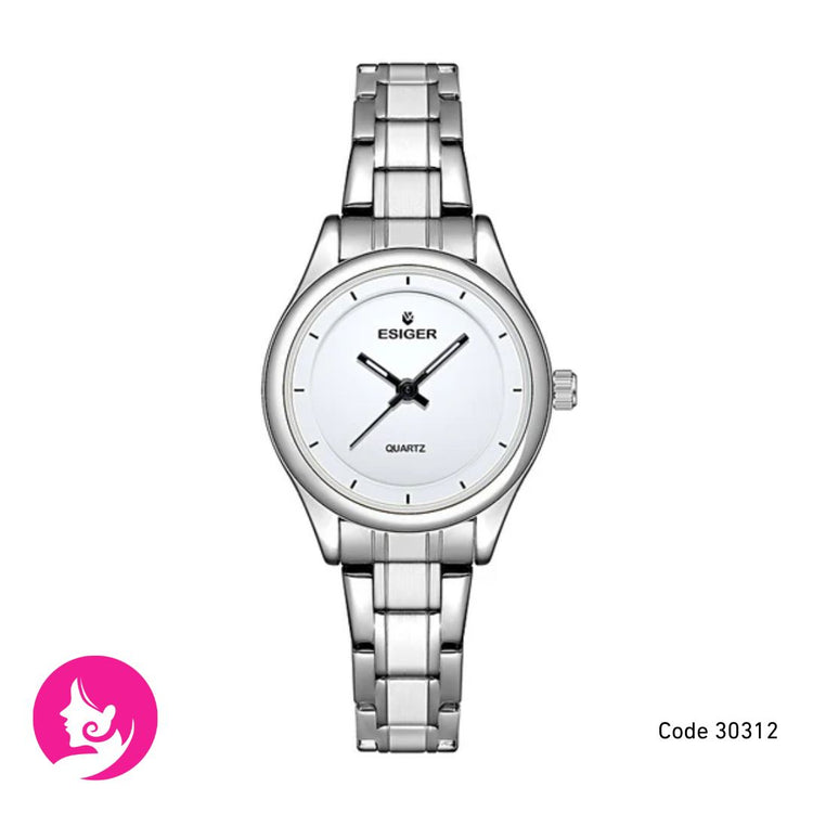 ESIGER Classic Silver Waterproof Watch - Precision & Style