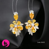 3D Pearl Bow Earrings – Korean Gold-Plated Luxury Women’s Jewelry