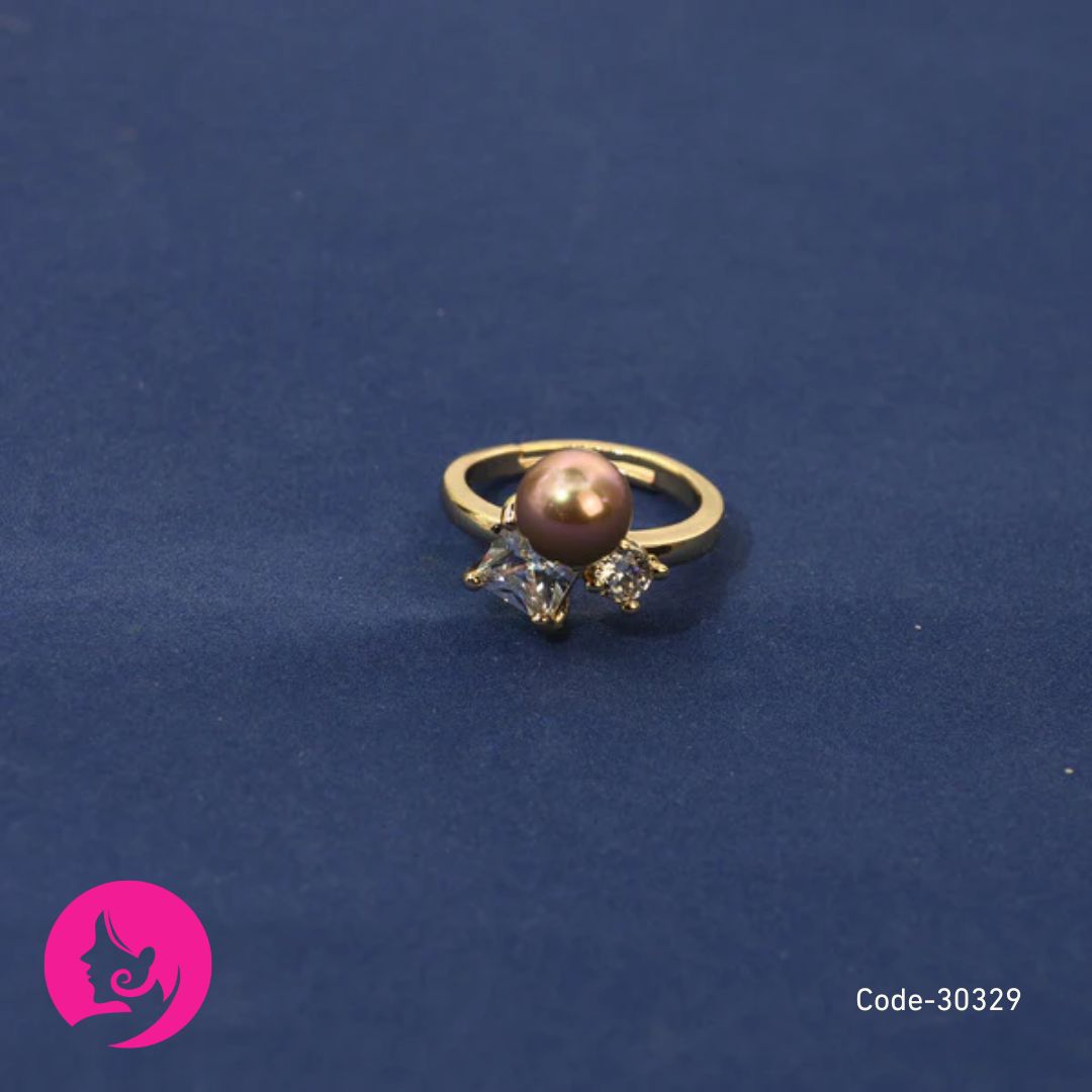 Golden Bead Pearl Hair Clip – Geometric Japanese Korean Style Hair Accessory