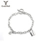 Craft Wolf Stainless Steel Lock Pendant Necklace