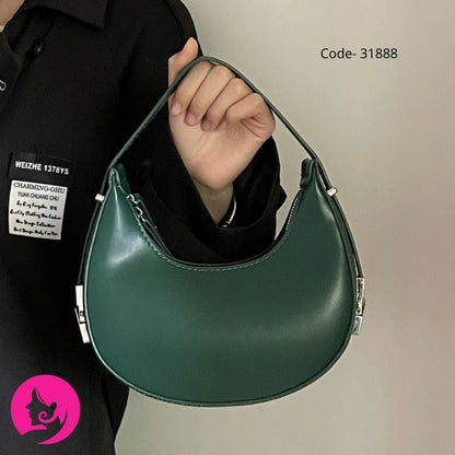 Korean Fashion Women’s Half-Moon Shoulder Bag- Stylish Crossbody