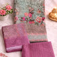 Unstitched Cotton Screen Printed Shalwar Kameez For Women3Piece Dress - Ethnic Elegance