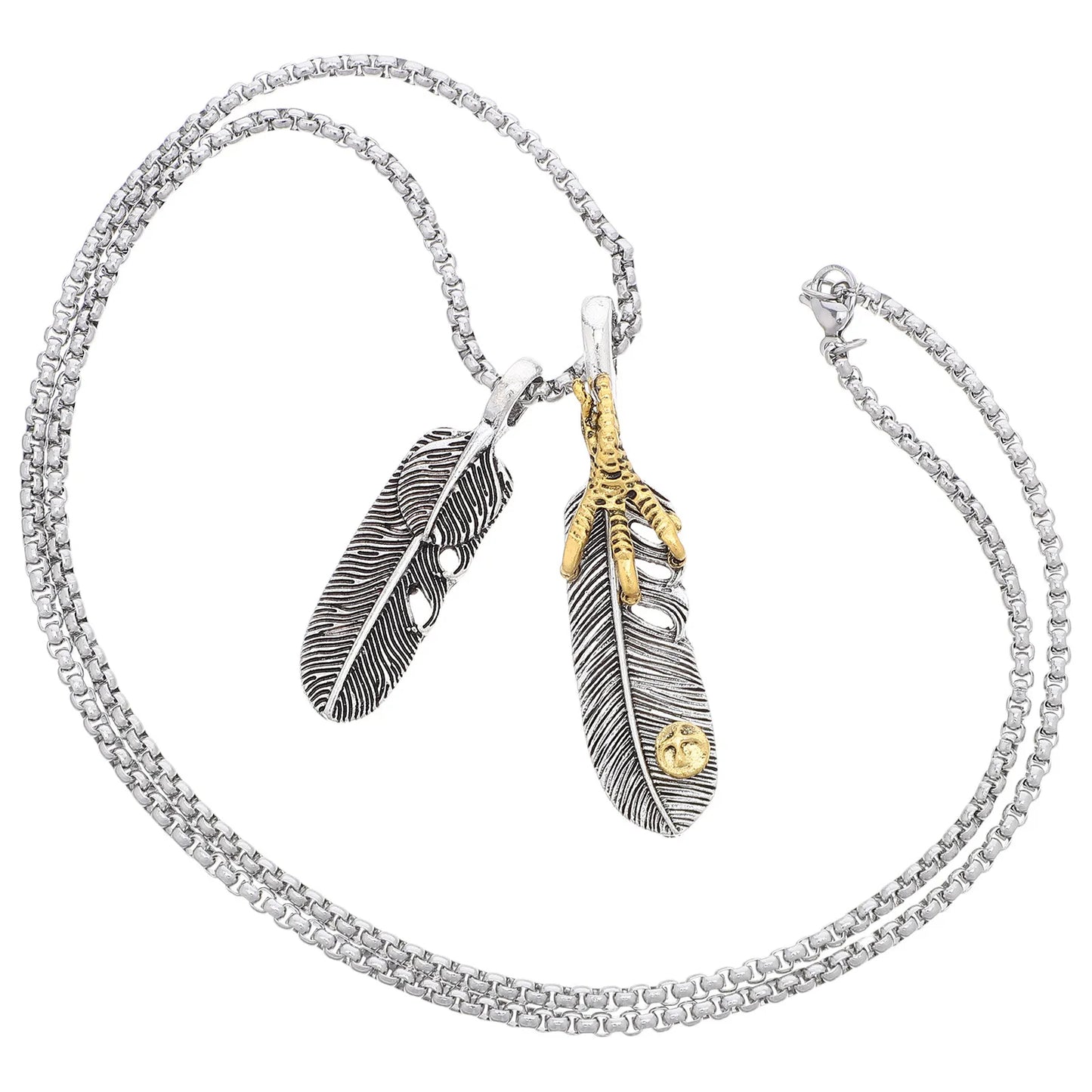 Vintage Eagle Pendant Necklace for Men & Women