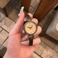 MSTIANQ “Little Ear” Women’s Retro Leather Quartz Watch – Lightweight Fashion Timepiece