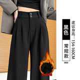High-Waist Korean Casual Pants